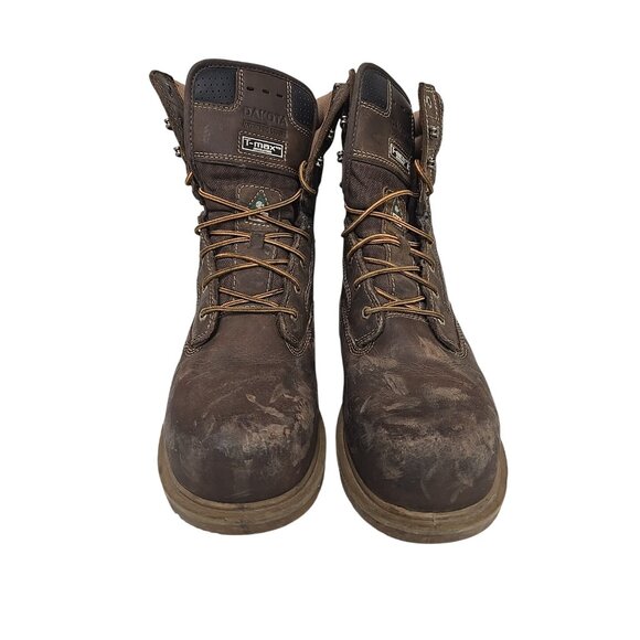 DAKOTA Men's 8517 Quad Comfort 8 Inch Steel Toe Composite Plate Work Boots 12W - Picture 6 of 7